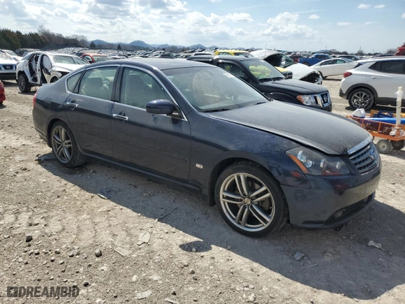 2006 Infiniti M35 with VIN JNKAY01E46M116356, listed as a Copart auction lot 48860085 with 122,879 mi miles and Salvage Title. Bid and sale history available at carsss.com. Image 4.