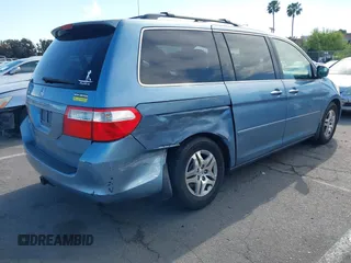 2006 Honda Odyssey EX-L z VIN 5FNRL38706B075356, wystawiony jako IAAI lot #42021960 z przebiegiem 120 455 mil mil oraz . Historia ofert i sprzedaży dostępna na DreamBid. Obrazek 4.