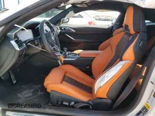 2023 BMW M4 Competition xDrive with VIN WBS43AZ05PCL79290, listed as a Copart auction lot 46134205 with 11,966 mi miles and Salvage Title. Bid and sale history available at carsss.com. Image 7.