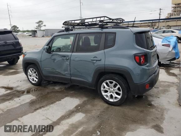 2018 Jeep Renegade Latitude with VIN ZACCJABB6JPJ40500, listed as a Copart auction lot 52610735 with 116,401 mi miles and Salvage Title. Bid and sale history available at carsss.com. Image 2.