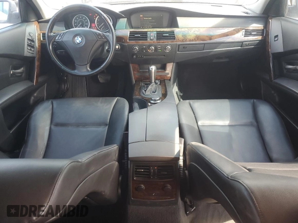 2007 BMW 5 Series 525i with VIN WBANE53517CY04776, listed as a Copart auction lot 50913105 with 154,097 mi miles and Clean Title. Bid and sale history available at carsss.com. Image 8.
