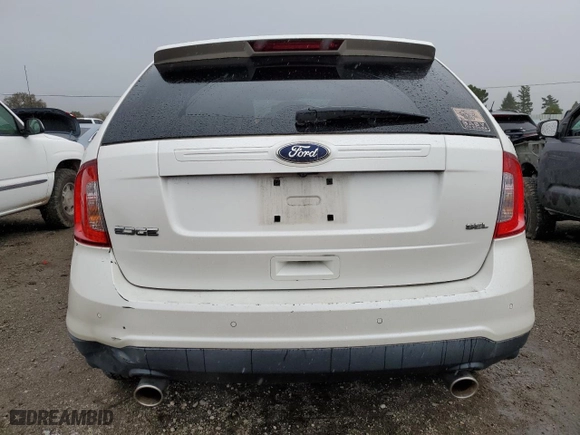 2011 Ford Edge SEL with VIN 2FMDK3JC2BBA72188, listed as a Copart auction lot 85130014 with 121,950 mi miles and Clean Title. Bid and sale history available at carsss.com. Image 6.
