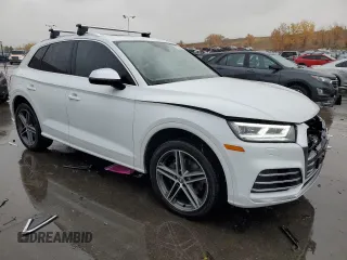 2020 Audi SQ5 Premium Plus with VIN WA1B4AFY7L2062076, listed as a Copart auction lot 78225234 with 25,468 mi miles and Salvage Title. Bid and sale history available at DreamBid. Image 4.