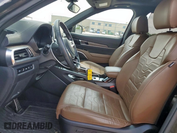 2021 Kia Telluride SX with VIN 5XYP5DHC4MG168181, listed as a Copart auction lot 58968875 with 28,962 mi miles and Salvage title. Bid and sale history available at DreamBid. Image 7.