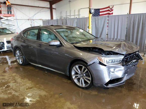 2019 Acura TLX w/Technology Pkg with VIN 19UUB2F46KA007759, listed as a Copart auction lot 47022415 with 115,481 mi miles and Salvage Title. Bid and sale history available at carsss.com. Image 4.