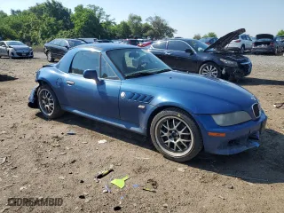 2000 BMW Z3 2.5L with VIN WBACH9341YLF88574, listed as a Copart auction lot 41901735 with 395,118 mi miles and Non Repairable. Bid and sale history available at carsss.com. Image 4.