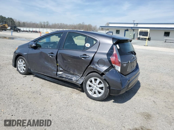 2017 Toyota Prius One with VIN JTDKDTB33H1592019, listed as a Copart auction lot 49710325 with 80,861 mi miles and Salvage Title. Bid and sale history available at carsss.com. Image 2.