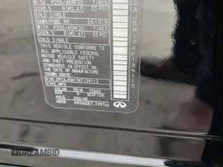 2019 Infiniti QX50 LUXE with VIN 3PCAJ5M17KF139113, listed as a Copart auction lot 68498332 with 42,374 mi miles. Bid and sale history available at carsss.com. Image 14.