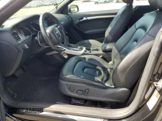 2011 Audi A5 Premium Plus with VIN WAULFAFH2BN017559, listed as a Copart auction lot 62380575 with 61,252 mi miles and Salvage title. Bid and sale history available at DreamBid. Image 7.