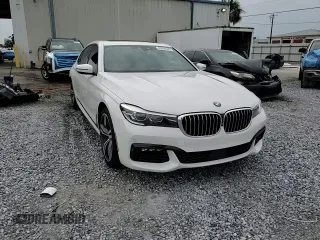 2016 BMW 7 Series 740i with VIN WBA7E2C52GG547112, listed as a Copart auction lot 63069355 with 76,867 mi miles and Salvage title. Bid and sale history available at DreamBid. Image 13.