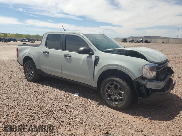 2022 Ford Maverick XL with VIN 3FTTW8E33NRA08789, listed as a Copart auction lot 53835065 with 30,464 mi miles and Salvage Title. Bid and sale history available at DreamBid. Image 4.