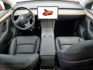 2022 Tesla Model Y Long Range z VIN 7SAYGDEE6NA019719, wystawiony jako Copart lot #52945125 z przebiegiem 9102 mil mil oraz Szkody całkowita. Historia ofert i sprzedaży dostępna na DreamBid. Obrazek 8.