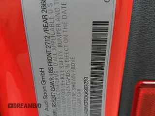 2019 Audi RS 5 Sportback z VIN WUABWCF50KA903230, wystawiony jako Copart lot #53133505 z przebiegiem 55 342 mil mil oraz Szkody całkowita. Historia ofert i sprzedaży dostępna na DreamBid. Obrazek 14.