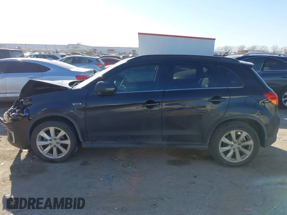 2015 Mitsubishi Outlander Sport 2.4 GT with VIN 4A4AP4AW6FE029095, listed as a IAAI auction lot 41659098 with 102,542 mi miles. Bid and sale history available at carsss.com. Image 14.