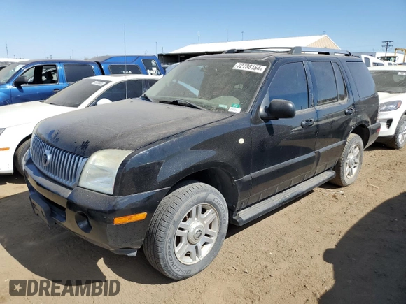 2005 Mercury Mountaineer Convenience with VIN 4M2DU86W35ZJ23207, listed as a Copart auction lot 72788164 with 176,591 mi miles and Salvage title. Bid and sale history available at DreamBid. Image 1.