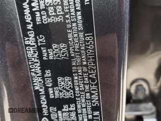 2023 Hyundai Tucson SEL z VIN 5NMJFCAE2PH196581, wystawiony jako Copart lot #48885265 z przebiegiem 44 171 mil mil oraz Szkoda całkowita • Salvage title. Historia ofert i sprzedaży dostępna na DreamBid. Obrazek 14.