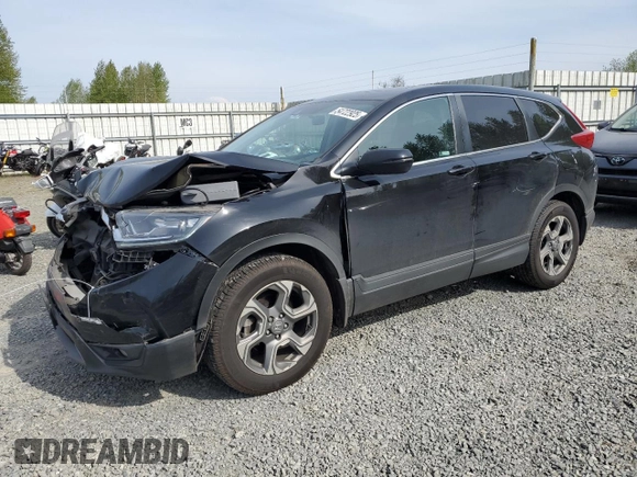 2019 Honda CR-V EX with VIN 5J6RW2H53KA011390, listed as a Copart auction lot 54722925 with 87,085 mi miles and Salvage Title. Bid and sale history available at carsss.com. Image 1.