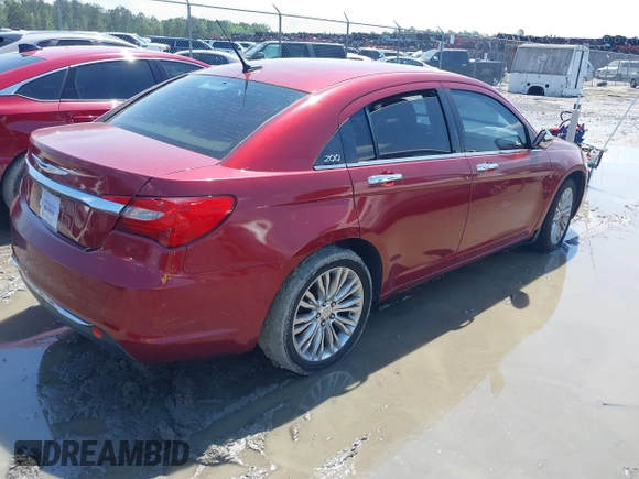 2011 Chrysler 200 Limited with VIN 1C3BC2FB7BN527371, listed as a IAAI auction lot 41983865 with 162,179 mi miles and . Bid and sale history available at carsss.com. Image 4.