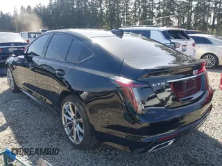 2025 Cadillac CT5 Sport with VIN 1G6DP5RK0S0109112, listed as a IAAI auction lot 41955382 with 5,107 mi miles and . Bid and sale history available at DreamBid. Image 3.
