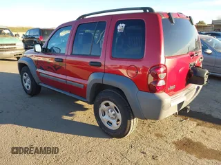 2005 Jeep Liberty Sport with VIN 1J4GK48K85W665278, listed as a IAAI auction lot 41285729 with 219,031 mi miles. Bid and sale history available at carsss.com. Image 3.