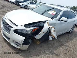 2018 Infiniti Q70 Luxe z VIN JN1BY1PP7JM330399, wystawiony jako IAAI lot #42028103 z przebiegiem 95 527 mil mil oraz . Historia ofert i sprzedaży dostępna na DreamBid. Obrazek 2.