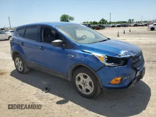 2017 Ford Escape S with VIN 1FMCU0F70HUE54268, listed as a Copart auction lot 52291615 with 131,296 mi miles and Salvage Title. Bid and sale history available at carsss.com. Image 4.