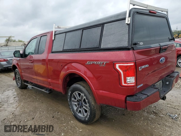 2017 Ford F-150 XL with VIN 1FTFX1EG5HKE50762, listed as a Copart auction lot 51812025 with 101,838 mi miles and Salvage title. Bid and sale history available at DreamBid. Image 2.