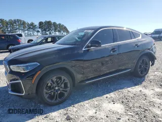 2022 BMW X6 xDrive40i with VIN 5UXCY6C0XN9K71038, listed as a Copart auction lot 48041725 with 40,612 mi miles and Salvage Title. Bid and sale history available at carsss.com. Image 1.