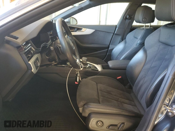 2023 Audi A5 Sportback S line Premium Plus with VIN WAUFACF59PA022964, listed as a Copart auction lot 86434774 with 39,958 mi miles and Salvage Title. Bid and sale history available at carsss.com. Image 7.