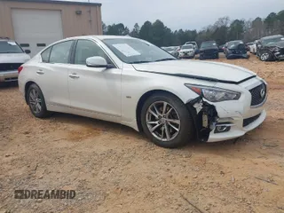 2017 Infiniti Q50 3.0t Premium with VIN JN1EV7AR8HM839141, listed as a IAAI auction lot 41803774 with 109,893 mi miles. Bid and sale history available at carsss.com. Image 1.