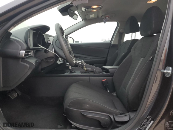 2021 Hyundai Elantra SE with VIN 5NPLL4AG4MH049458, listed as a Copart auction lot 45358155 with 58,475 mi miles and Salvage Title. Bid and sale history available at carsss.com. Image 7.