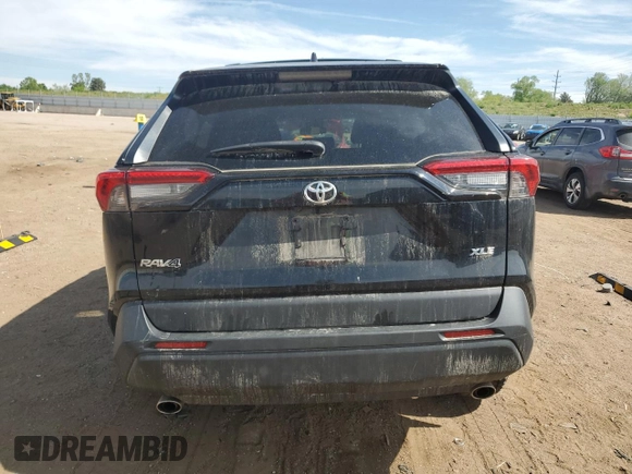 2022 Toyota RAV4 XLE Premium with VIN 2T3C1RFV2NC206720, listed as a Copart auction lot 56006435 with 40,537 mi miles and Salvage title. Bid and sale history available at DreamBid. Image 6.