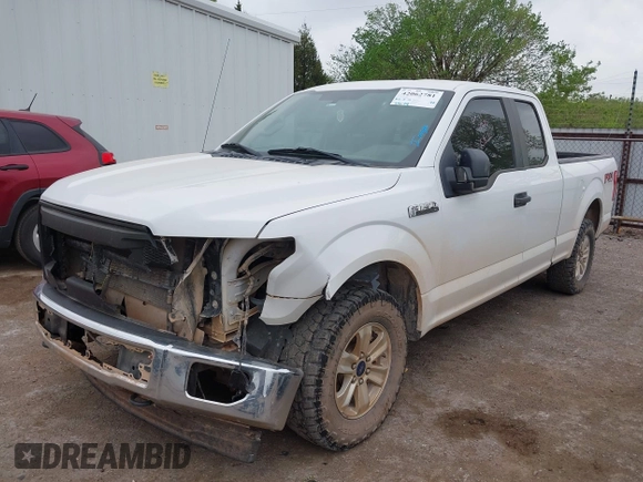 2017 Ford F-150 XL with VIN 1FTFX1EF0HFA09802, listed as a IAAI auction lot 42062781 with 124,279 mi miles. Bid and sale history available at carsss.com. Image 17.