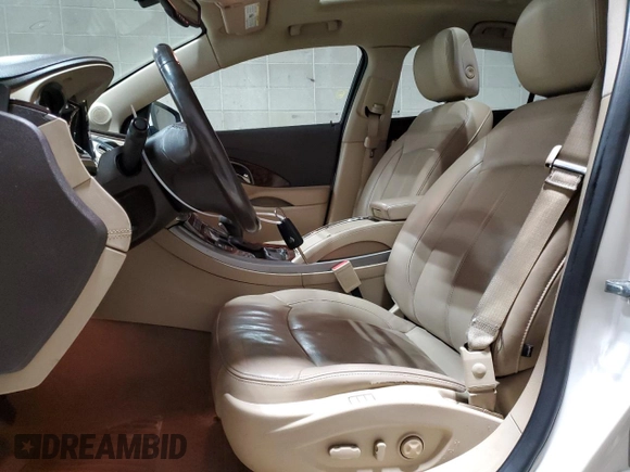 2012 Buick LaCrosse Premium 1 with VIN 1G4GE5E31CF173457, listed as a Copart auction lot 81703704 with 136,844 mi miles and Salvage title. Bid and sale history available at DreamBid. Image 7.