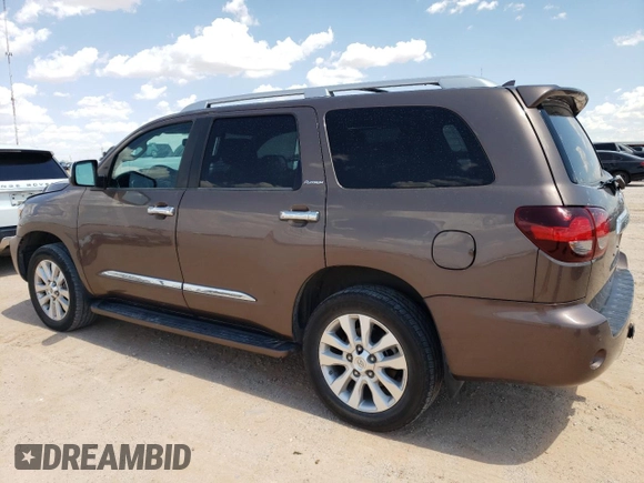 2018 Toyota Sequoia Platinum with VIN 5TDDY5G11JS161932, listed as a Copart auction lot 59593094 with 138,695 mi miles and Clean Title. Bid and sale history available at carsss.com. Image 2.