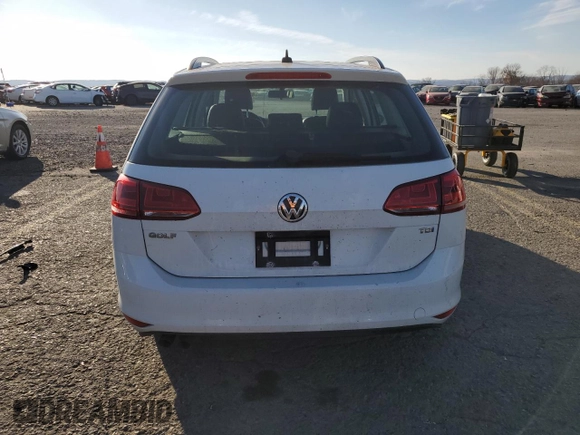 2015 Volkswagen Golf SE with VIN 3VWCA7AUXFM508225, listed as a Copart auction lot 80261624 with 144,051 mi miles and Salvage Title. Bid and sale history available at DreamBid. Image 6.