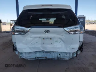2017 Toyota Sienna SE with VIN 5TDXZ3DC4HS830936, listed as a Copart auction lot 62111205 with 154,665 mi miles and Salvage title. Bid and sale history available at DreamBid. Image 6.
