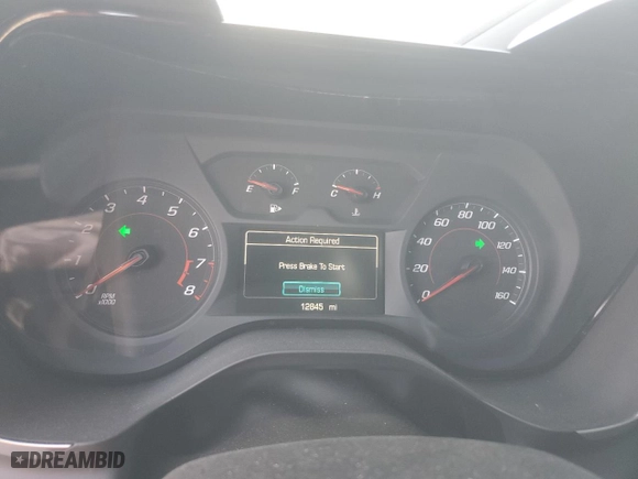 2016 Chevrolet Camaro 2LT with VIN 1G1FD1RSXG0131979, listed as a Copart auction lot 48692585 with 12,845 mi miles and Salvage Title. Bid and sale history available at carsss.com. Image 9.