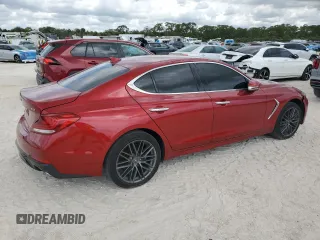 2019 Genesis G70 Advanced z VIN KMTG64LA4KU015493, wystawiony jako Copart lot #55464615 z przebiegiem 34 967 mil mil oraz Nie do naprawy • Non repairable. Historia ofert i sprzedaży dostępna na DreamBid. Obrazek 3.