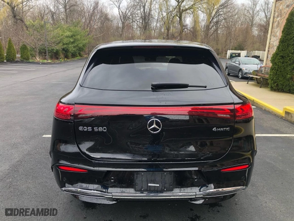 2023 Mercedes-Benz EQS with VIN 4JGDM4EBXPA012616, listed as a Copart auction lot 53085075 with 72,053 mi miles and Clean Title. Bid and sale history available at carsss.com. Image 6.