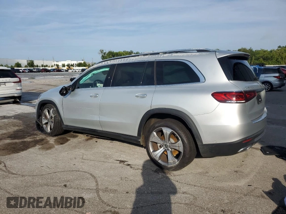 2021 Mercedes-Benz GLS 450 with VIN 4JGFF5KE4MA485253, listed as a Copart auction lot 58625715 with Not provided miles and Salvage title. Bid and sale history available at DreamBid. Image 2.