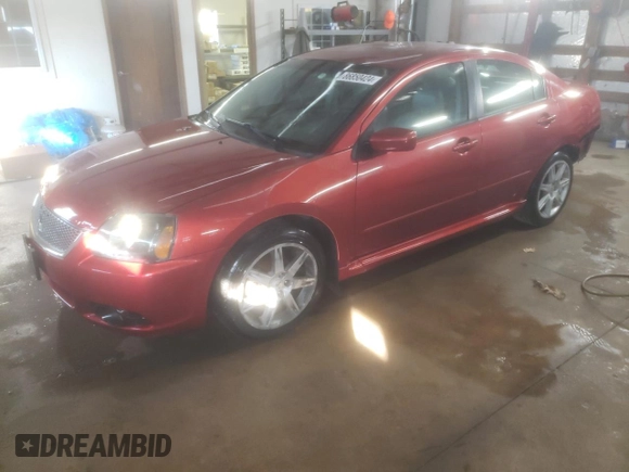 2010 Mitsubishi Galant ES with VIN 4A32B3FF5AE009326, listed as a Copart auction lot 86850424 with 164,336 mi miles and Salvage Title. Bid and sale history available at carsss.com. Image 1.