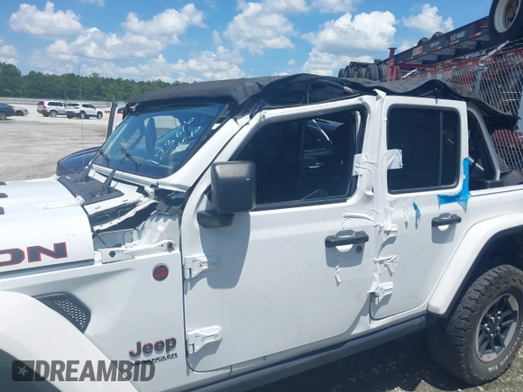 2022 Jeep Wrangler Unlimited Rubicon с VIN 1C4HJXFN4NW123610, выставлен на аукционе IAAI как лот 42499828 с пробегом 45 083 миль миль и . История ставок и продаж доступна на DreamBid. Изображение 12.