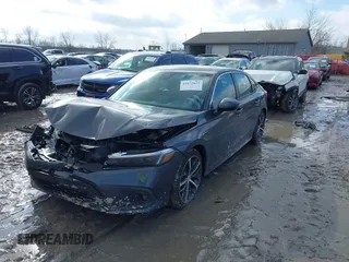 2024 Honda Civic Sedan Touring with VIN 2HGFE1F93RH340101, listed as a IAAI auction lot 41672822 with 4,746 mi miles. Bid and sale history available at carsss.com. Image 18.