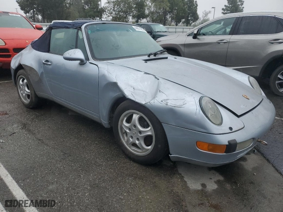 1995 Porsche 911 Carrera with VIN WP0CA2990SS342966, listed as a Copart auction lot 44071815 with 0 miles and Clean Title. Bid and sale history available at carsss.com. Image 4.