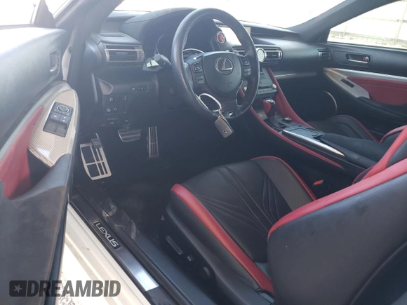 2020 Lexus RC F with VIN JTHDP5BCXL5007836, listed as a Copart auction lot 60625385 with 29,778 mi miles and Salvage title. Bid and sale history available at DreamBid. Image 8.