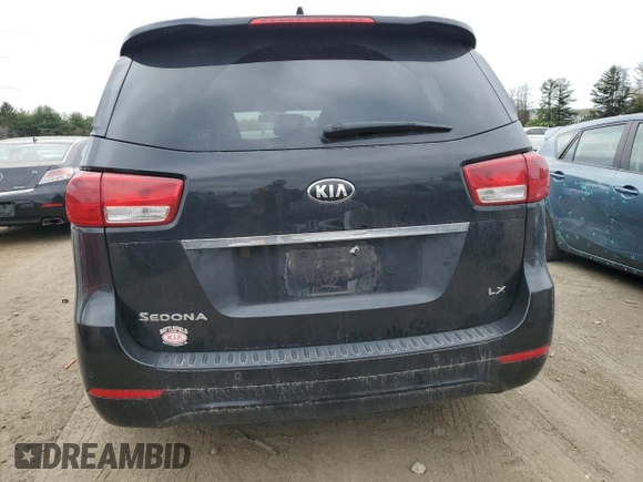2016 Kia Sedona LX with VIN KNDMB5C18G6125722, listed as a Copart auction lot 54072915 with 129,751 mi miles and Clean Title. Bid and sale history available at carsss.com. Image 6.