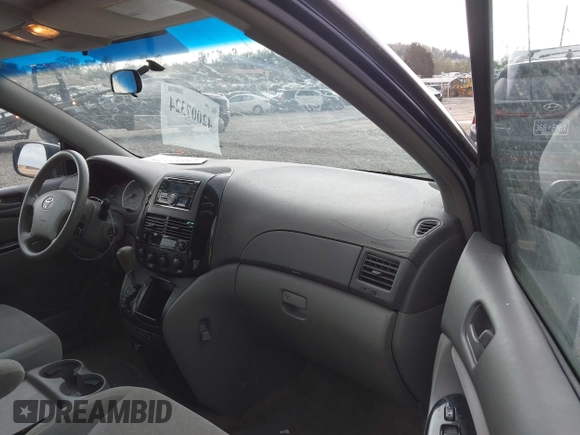 2005 Toyota Sienna CE with VIN 5TDZA23C55S381533, listed as a IAAI auction lot 42007324 with 221,520 mi miles and . Bid and sale history available at DreamBid. Image 5.