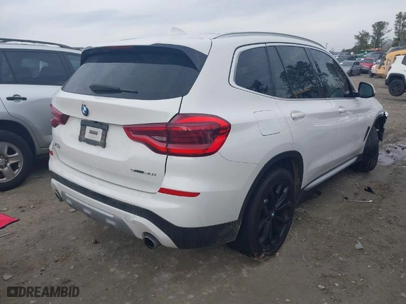 2020 BMW X3 sDrive30i with VIN 5UXTY3C02LLU71409, listed as a IAAI auction lot 41454035 with 51,844 mi miles. Bid and sale history available at carsss.com. Image 4.