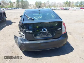 2013 Toyota Prius One with VIN JTDKN3DU3D5615711, listed as a IAAI auction lot 42119419 with 222,734 mi miles. Bid and sale history available at carsss.com. Image 16.